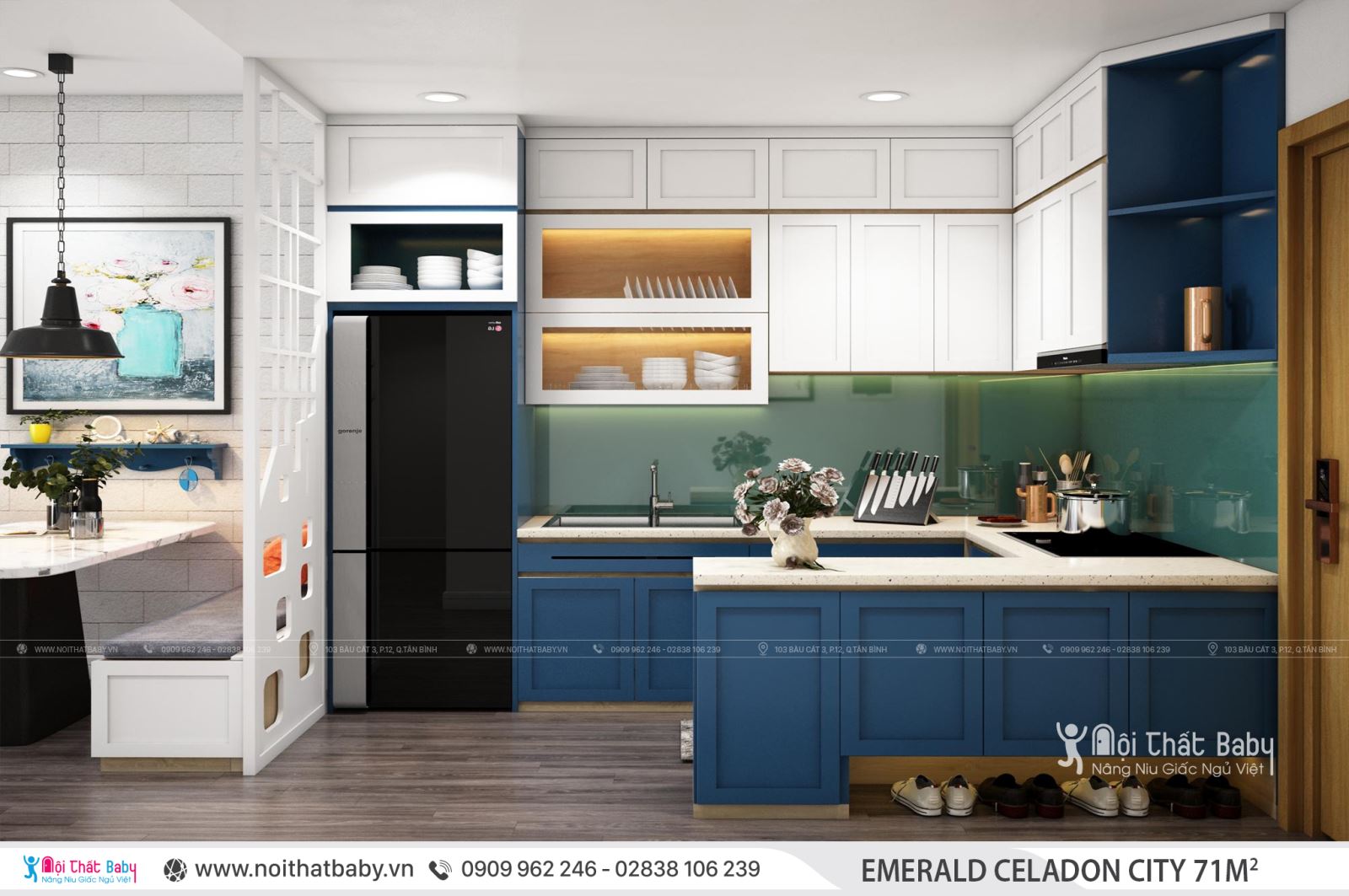 Tổng hợp các mẫu thiết kế nội thất Chung cư Emerald Celadon City